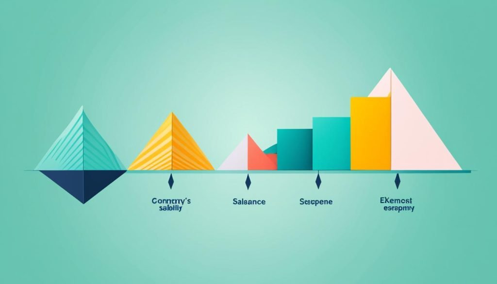 Income statement and financial assessment visual representation